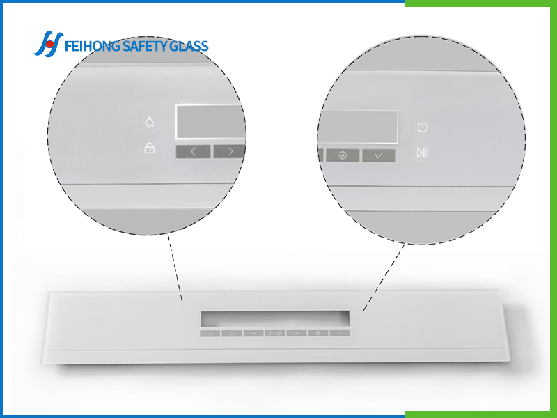 Glass Control Panel With Semi-transparent Mark 