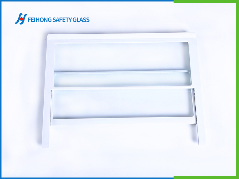 Assembled Fridge Glass Sliding Shelves