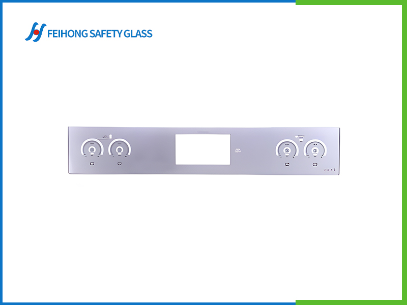 Metal Brushed Grain Glass Control Panel